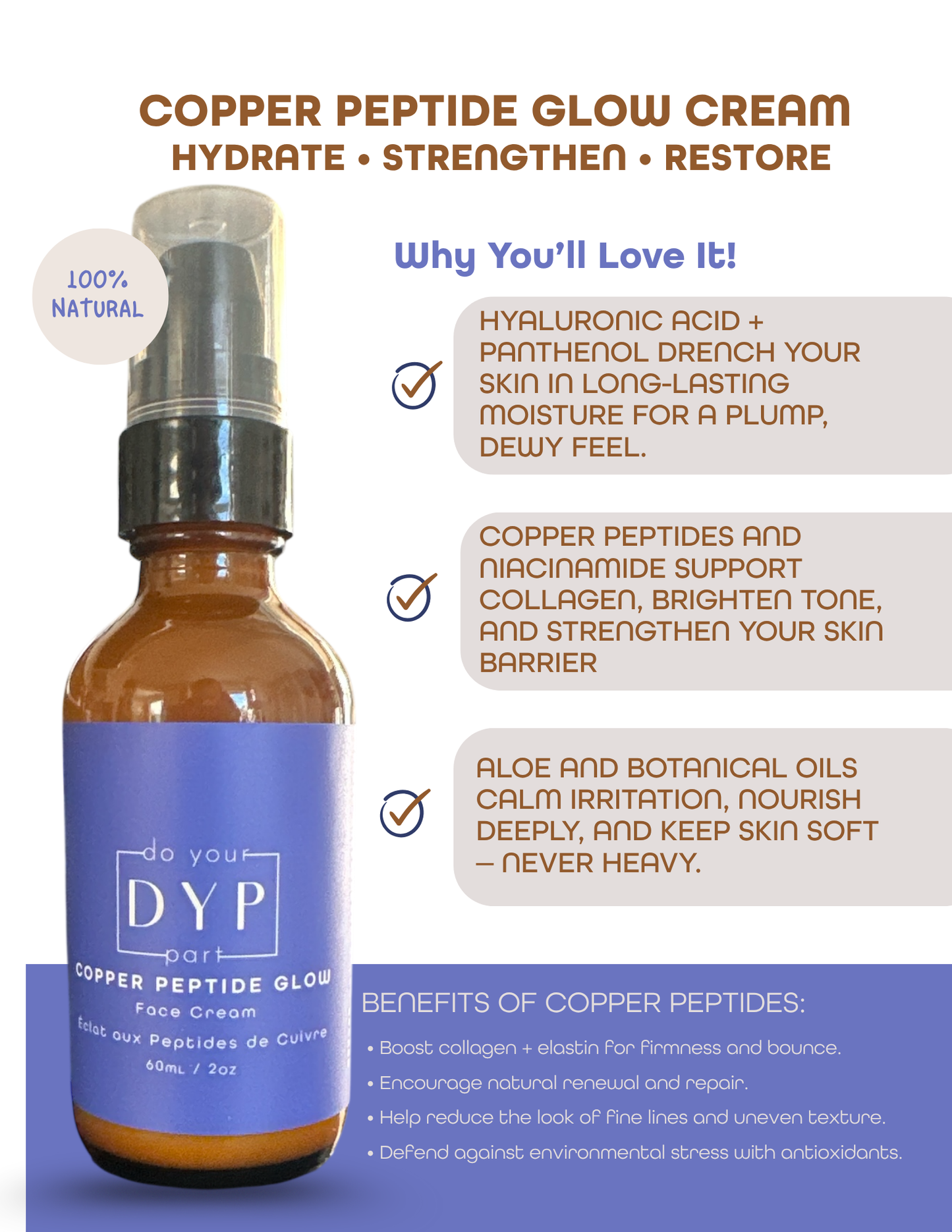 Copper Peptide Face Cream