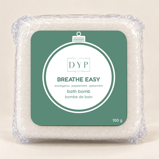 Fizz-mas Day 1 Breathe Easy bath bomb – eucalyptus, peppermint, spearmint