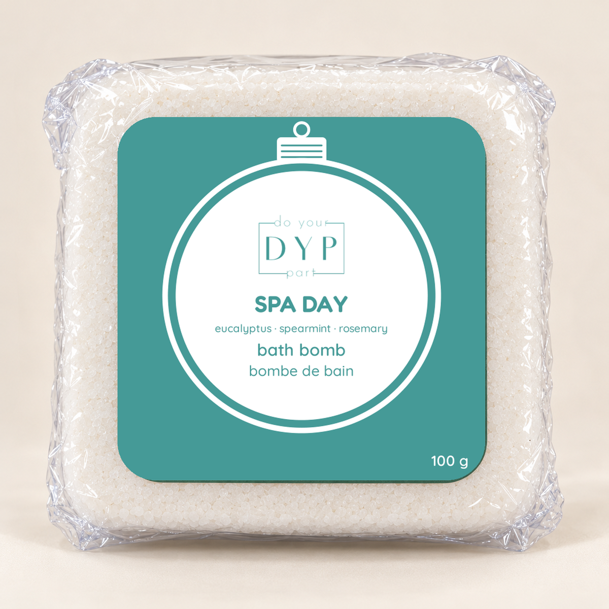 Fizz-mas Day 10 Spa Day bath bomb – eucalyptus, spearmint, rosemary