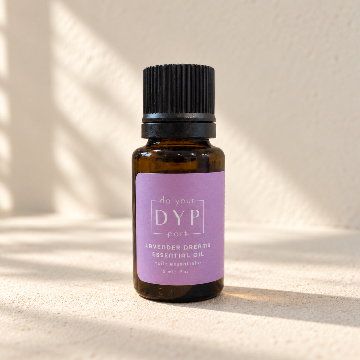 DYP Lavender Dreams Essential Oil, 15 mL amber glass bottle