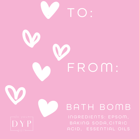 Valentine's Day Bath Bomb Gram